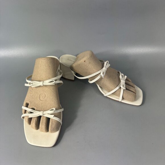 Reformation Elodie Block Heeled Sandals  Elodie Block Heeled Sandals, Size 8 - Picture 2 of 14